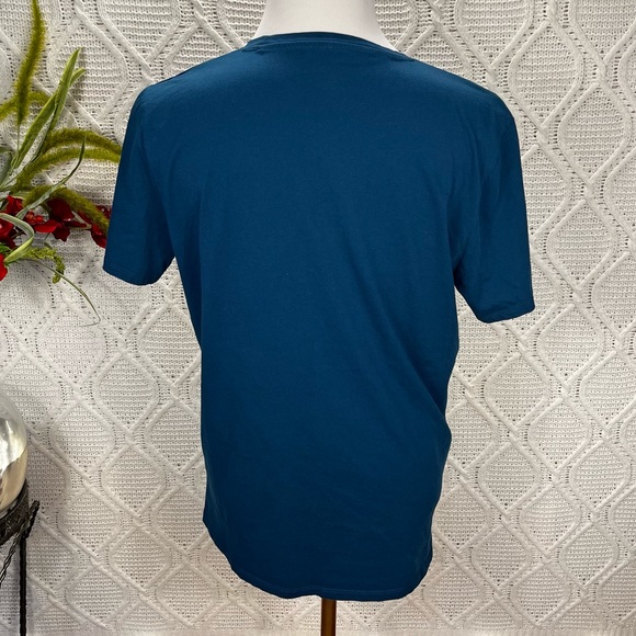 JEAN PASCALE  |  Blue Short Sleeve Logo T-Shirt - Picture 2 of 8